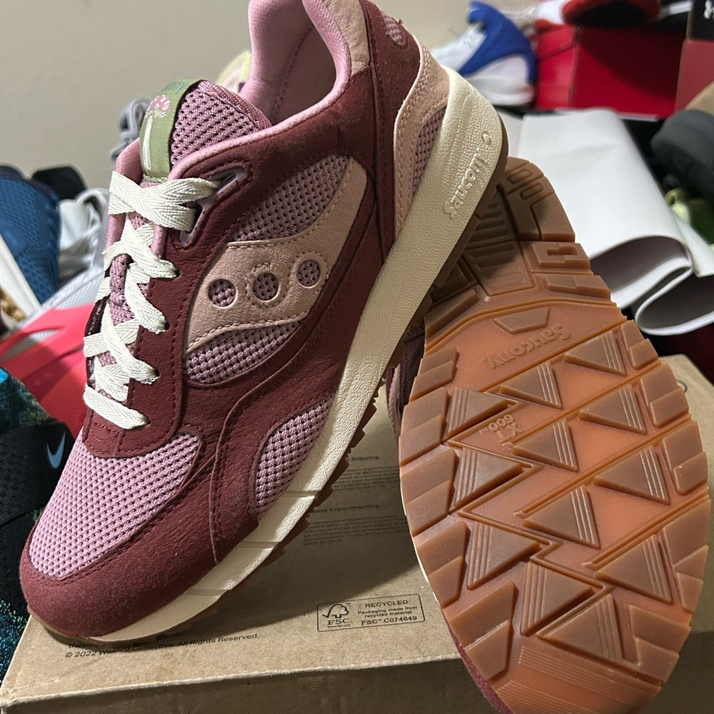 Saucony Shadow 6000 'Mushroom Burgundy' S70747 Men’s Sz 9 Brand New/No Box